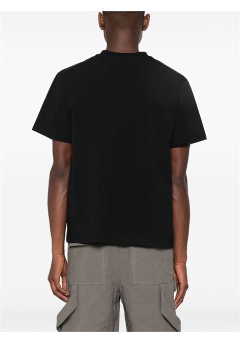 T-shirt con stampa in nero Heliot Emil - uomo HELIOT EMIL | PREAW24M09125BLK01